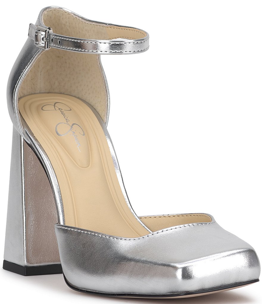 Jessica Simpson Prizma Floral Rhinestone D'Orsay Pumps
