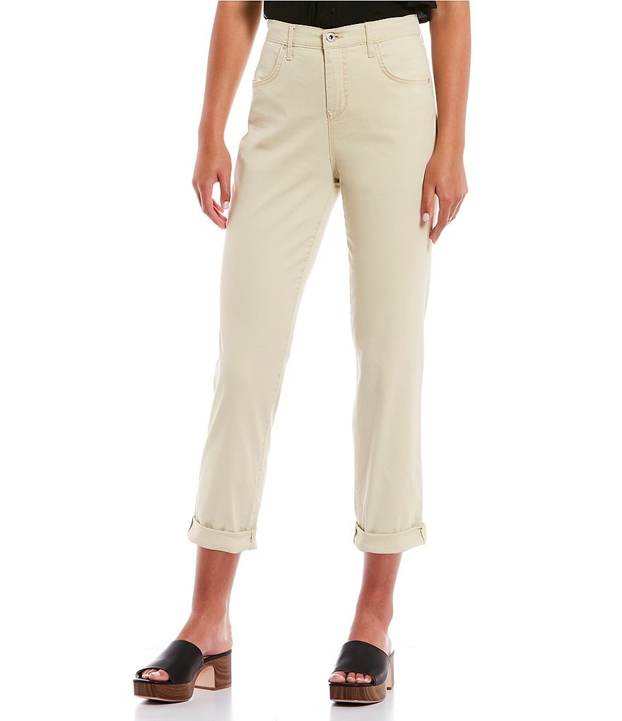 Jessica Simpson Mika High Rise Boyrfriend Pants | Dillard's