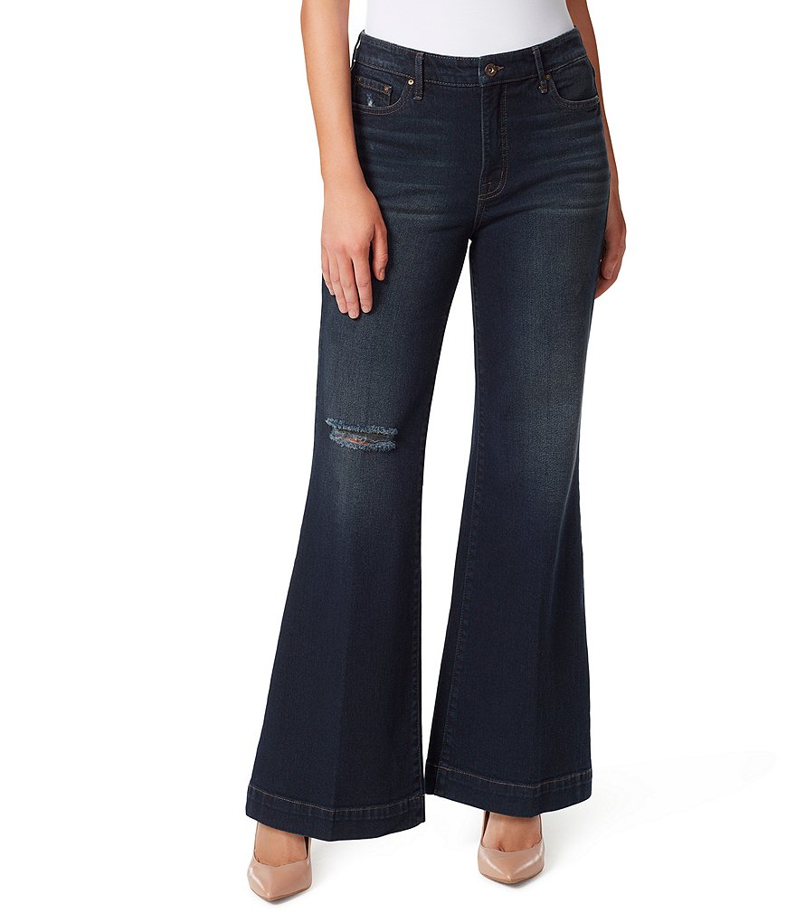 Jessica Simpson True Love Wide Leg High Rise Jeans | Dillard's