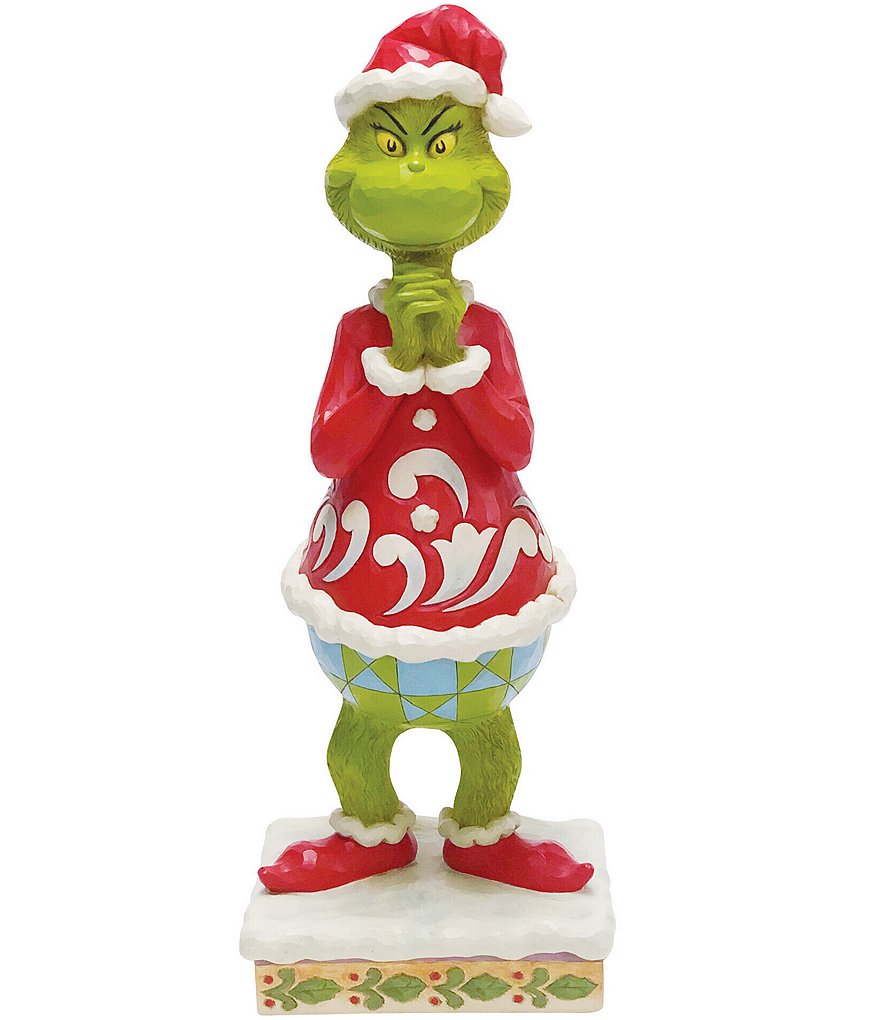 Jim Shore The Grinch Collection with Hands Clenched Statue Figurine