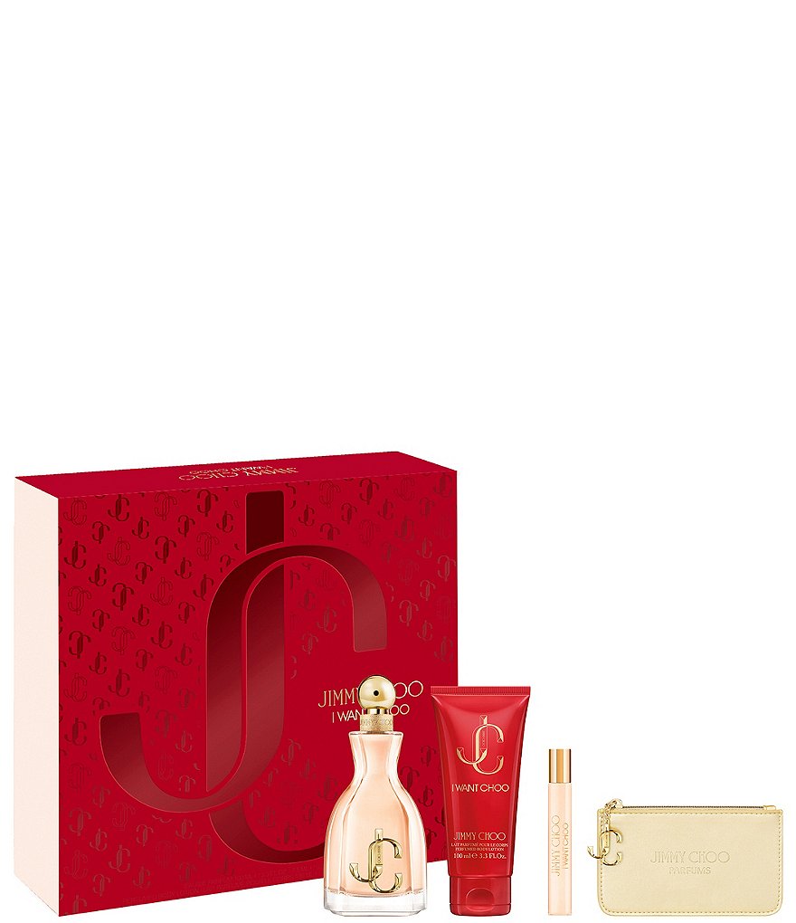 値下げ可能‼️JIMMY CHOO 40ml 4個セット Jimmy Choo I Want Choo Eau de Parfum 4-Piece Gift Set | Dillard's