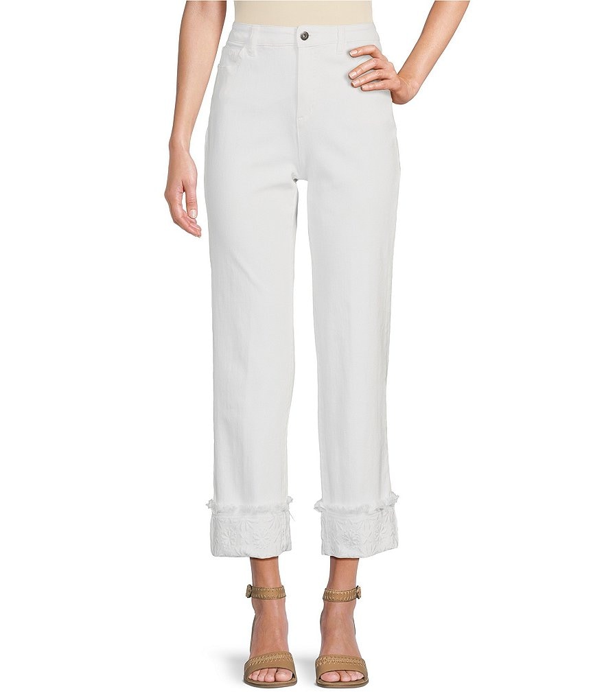 Ameri（アメリ）の「CHAMBRAY FRINGE PANTS（その他パンツ