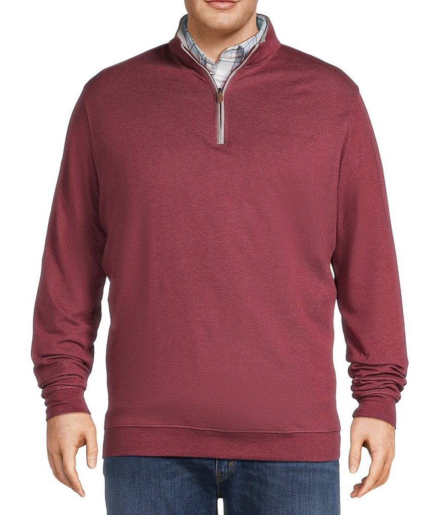 Johnnie-O Big & Tall Sully Quarter-Zip Pullover | Dillard's