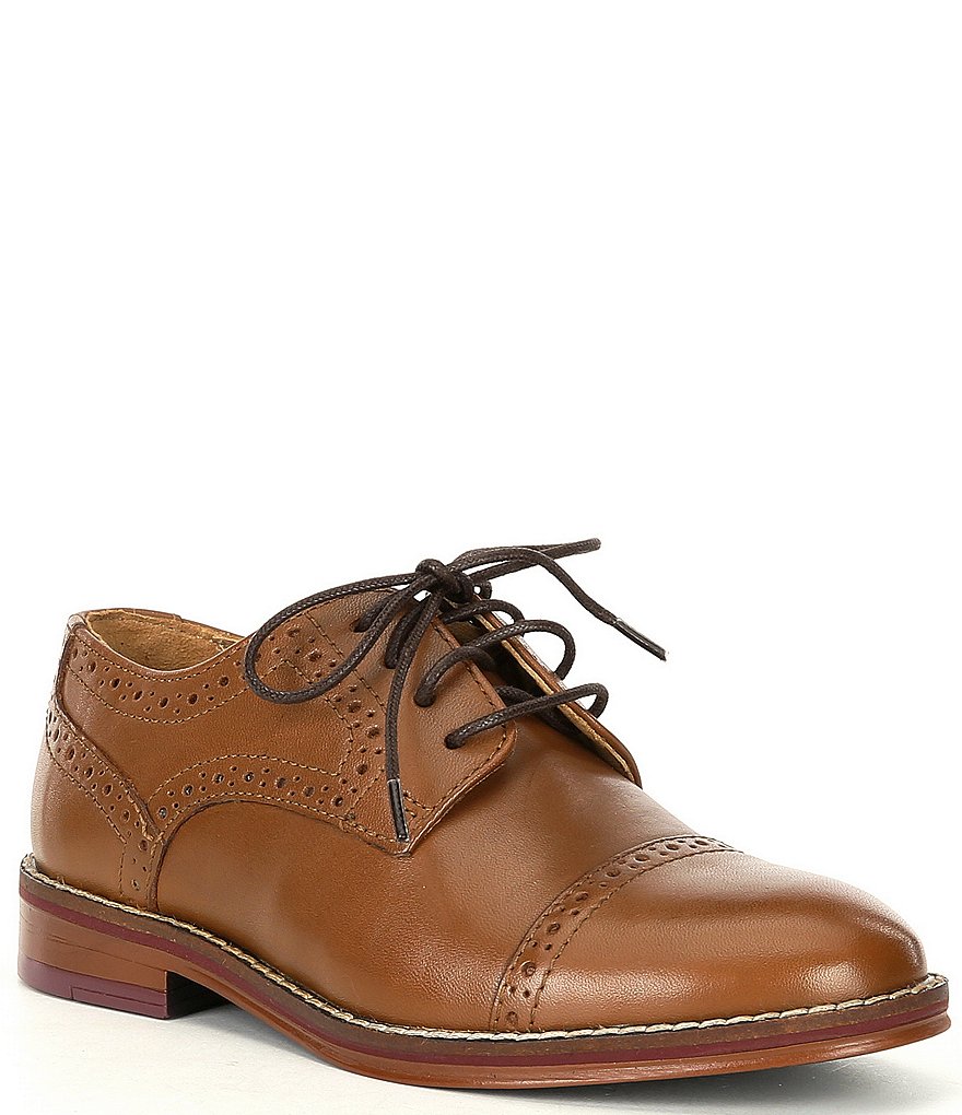 Johnston & Murphy Boys' Conard Cap Toe Oxfords (Youth) | Dillard's