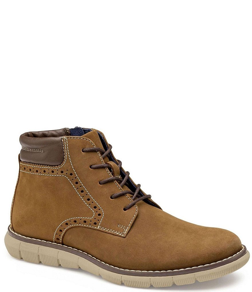 Johnston & Murphy Boys' Holden Plain Toe Nubuck Boots (Youth) | Dillard's