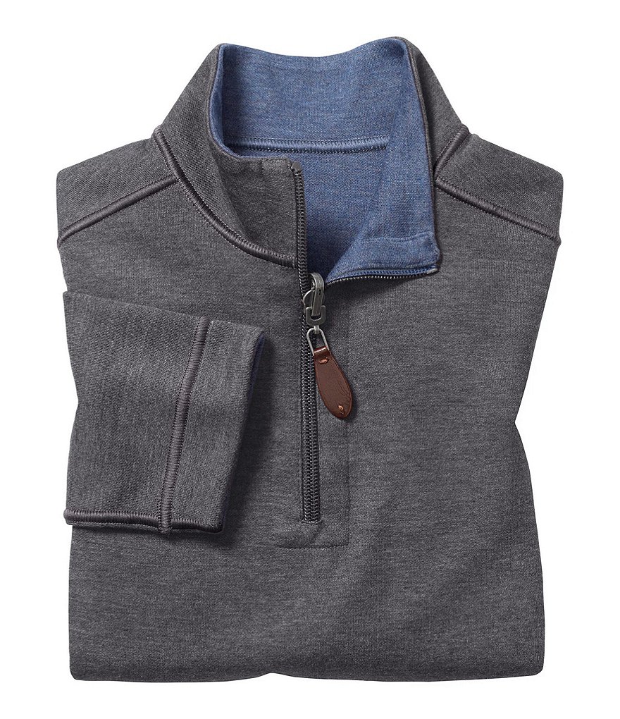 Sonoma Boy's Size XLarge (7X) Black Fleece Quarter Zip Pullover