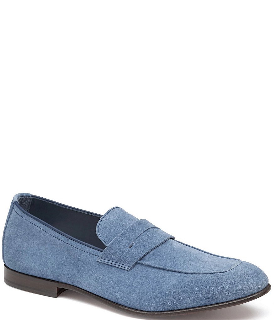 Johnston & Murphy® Men\'s Loafers Pure Suede Luxury Loafers Johnston & Murphy Everett Suede Bit Loafers - Johnston  main image 3