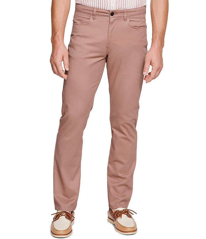 Johnston & Murphy 5-Pocket Straight Fit Stretch Pants | Dillard's