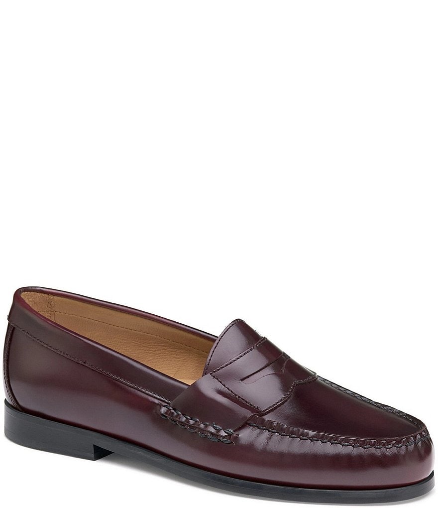 Johnston & Murphy Burgundy Leather Penny Loafers Amazon.com | Johnston & Murphy Men main image 2
