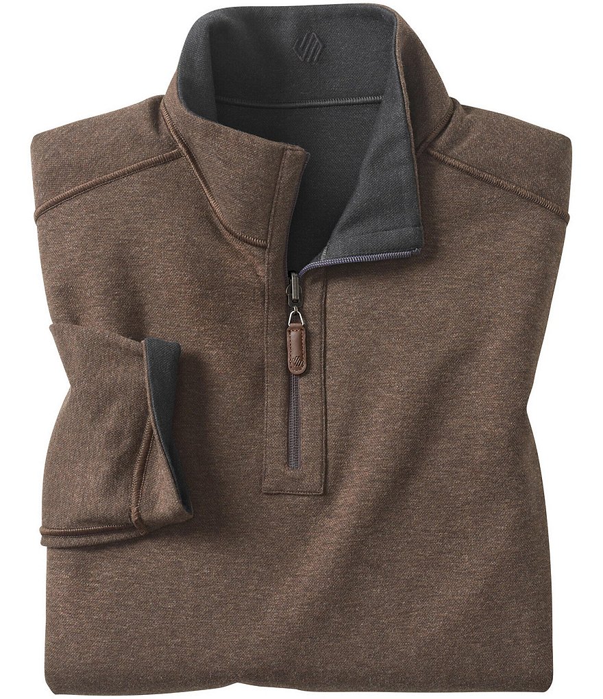 Johnston & Murphy Icon Reversible Quarter-Zip Pullover | Dillard's