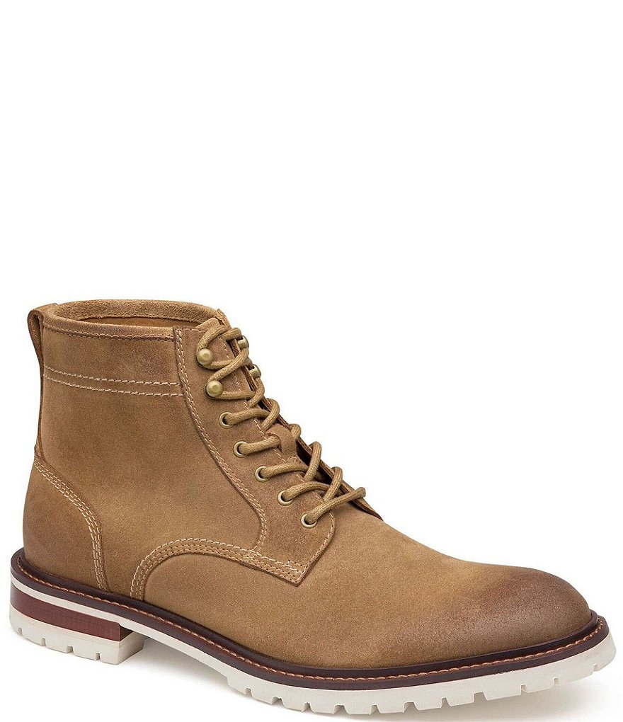 Johnston & Murphy Men's Barrett Plain Toe Suede Boots | Dillard's