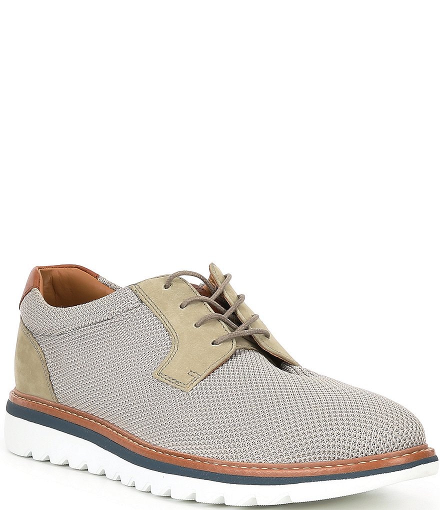 Johnston & Murphy Men's Braydon Knit Plain Toe Oxfords Johnston & Murphy Men's Braydon Knit Plain Toe Oxfords