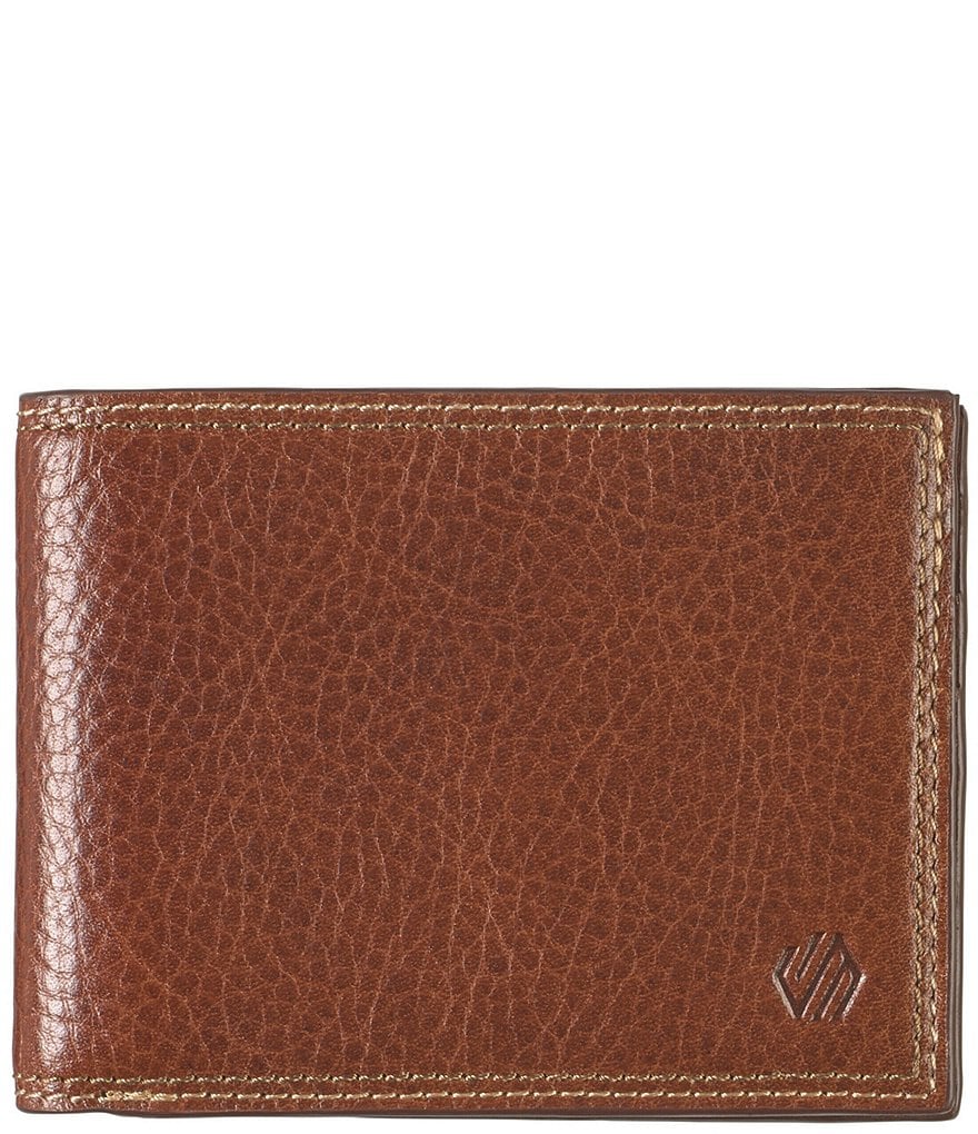 Johnston & MurphyMen's Double Contrast Stitch Billfold Wallet