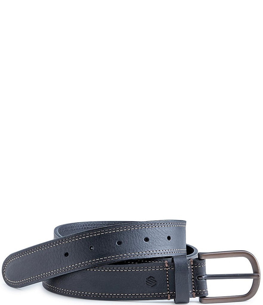 Johnston & Murphy Men's Double Contrast Stitched Belt | Dillard's