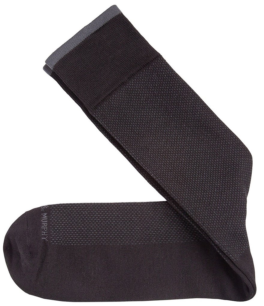Johnston & Murphy Mens Pindot Dress Socks