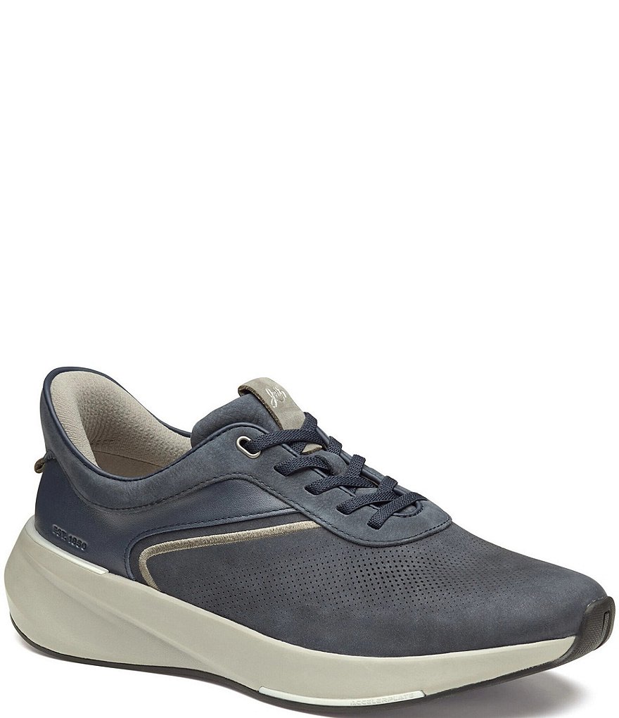 Johnston & Murphy Men's Surge Embossed Full Grain Leather and