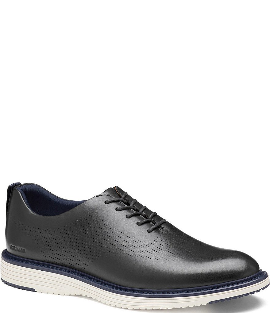 Johnston & Murphy Men's Upton One Piece Perforated Leather Plain