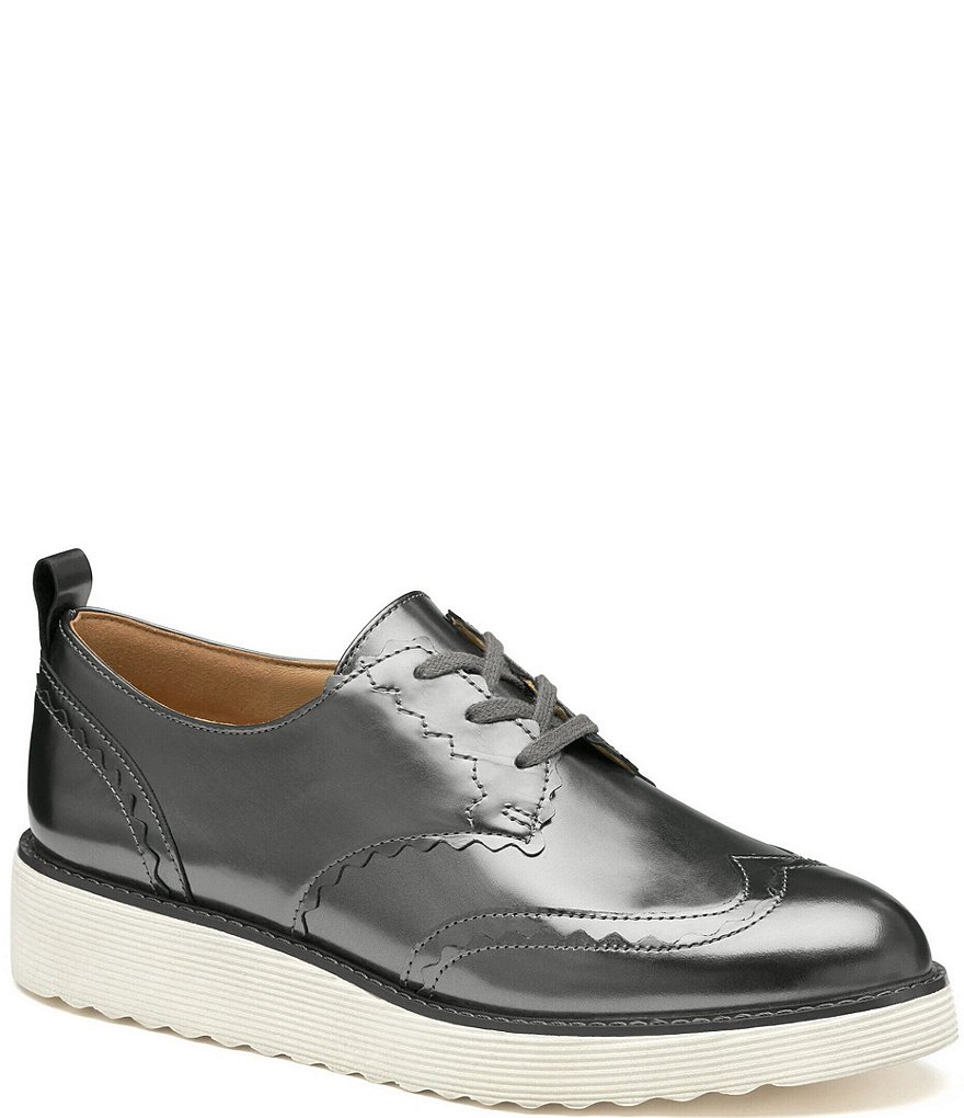 【最安値に挑戦】 Johnston & Wingtip Leather Metallic Mitzi Women's Murphy 靴