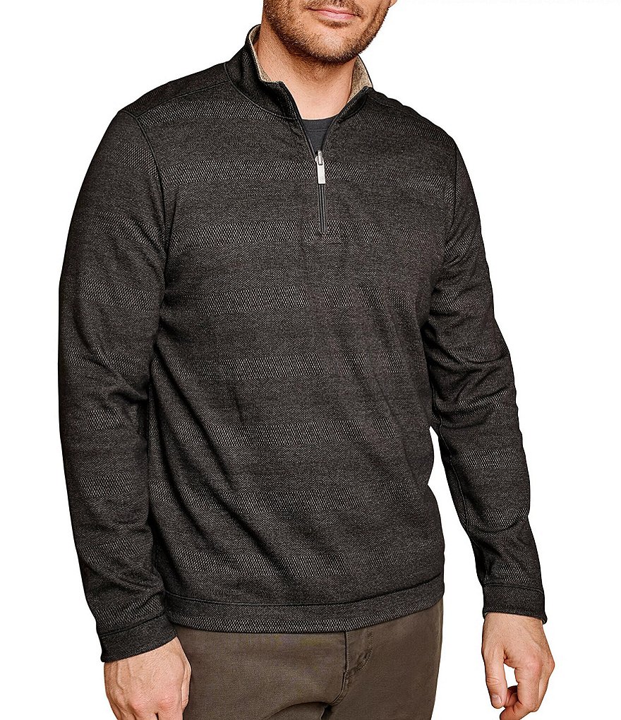JOHN Johnston & Murphy XC4 Performance Stretch Reversible Quarter-Zip