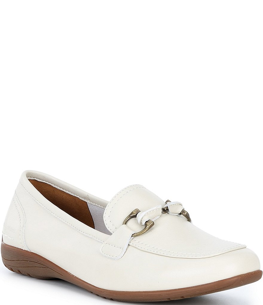 Josef Seibel Fenja 34 Leather Bit Buckle Loafers | Dillard's