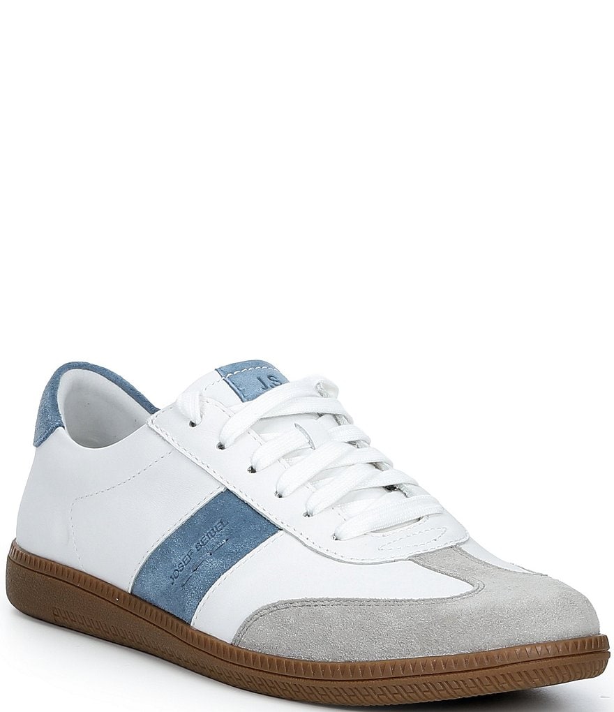 Josef Seibel Joleen 01 Leather and Suede Sneakers | Dillard's