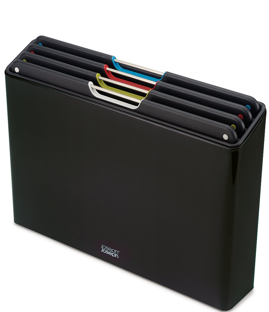 まとめ売りセール！　新品　Joseph Joseph　Black７点 Joseph Joseph Folio™ Steel Set of 4 Chopping Boards with Stainless