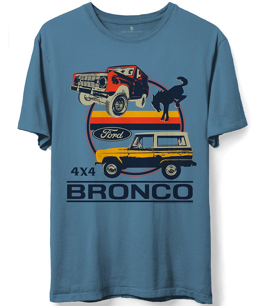 Junk Food Bronco Beach Graphic T-Shirt