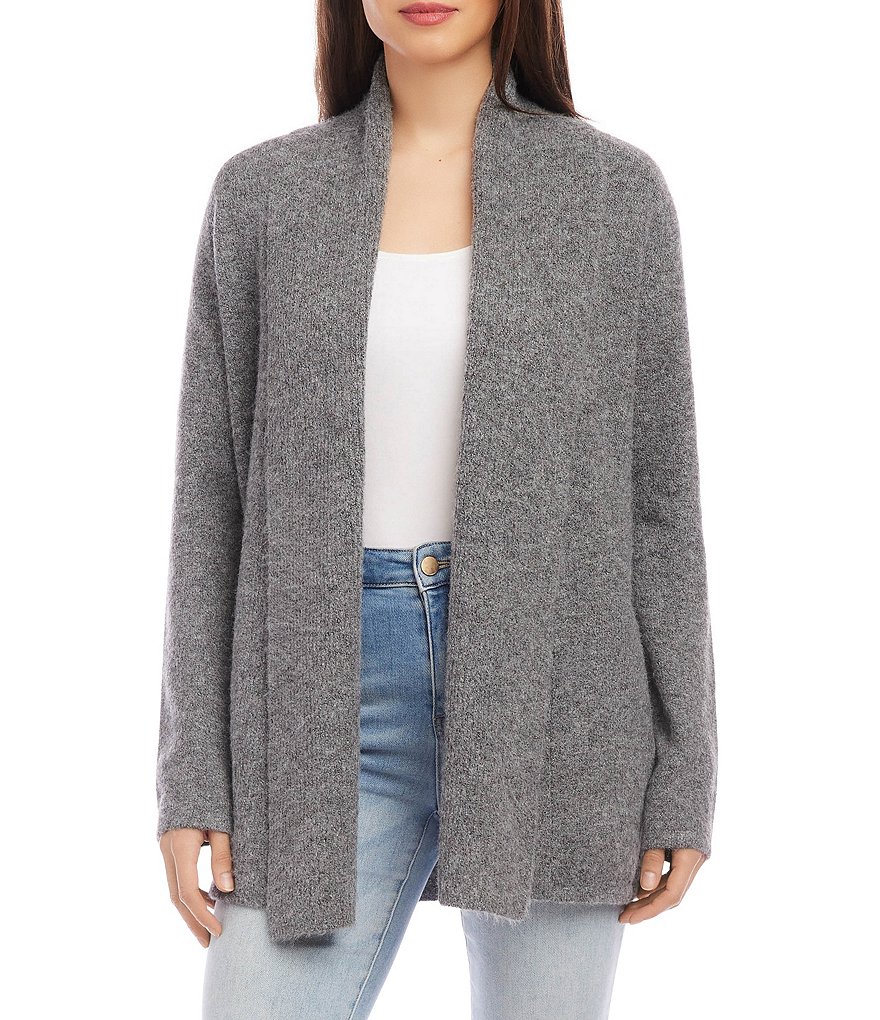 Karen Kane Long Sleeve Open Front Soft Sweater Cardigan