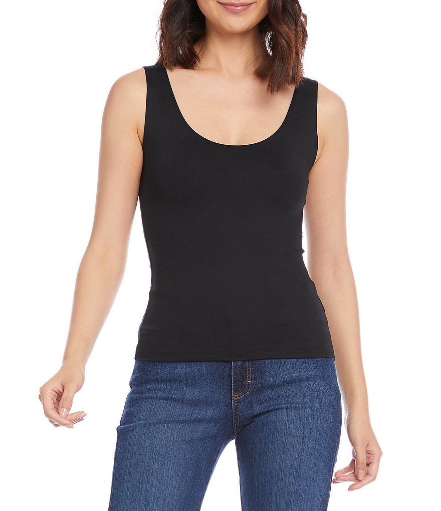 Karen Kane Sleeveless Scoop Neck Layering Tank | Dillard's