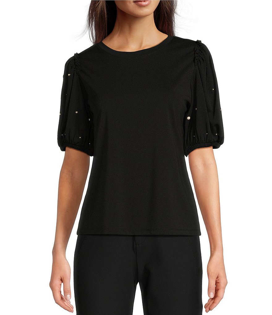 Karl Lagerfeld Paris Ruffle Front Blouse, $69, Dillard's