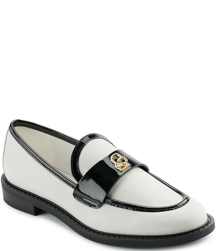KARL LAGERFELD PARIS Rylyn II Patent Trim Colorblock Leather