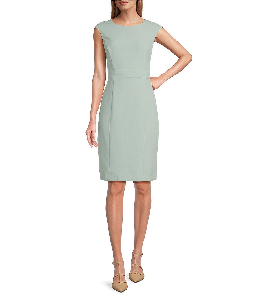 Kasper green sheath dress w/ jacket outlet