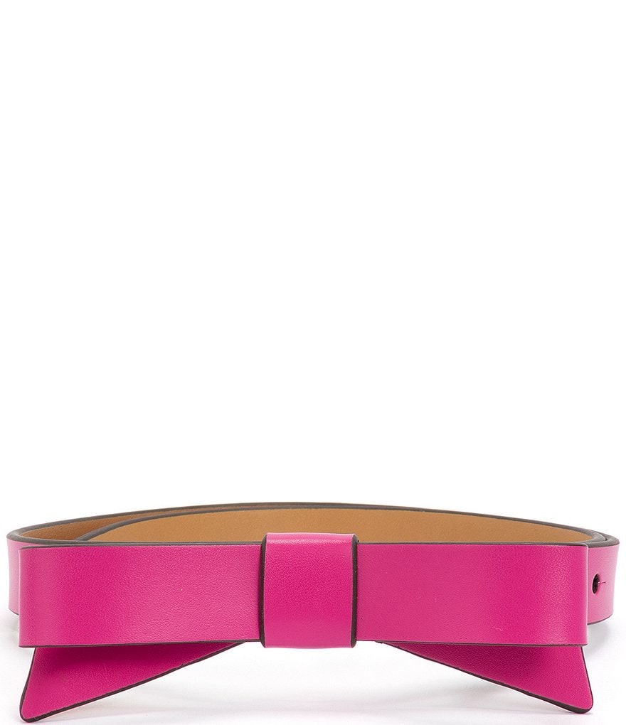 kate spade new york .75 Leather Bow Belt Dillard s