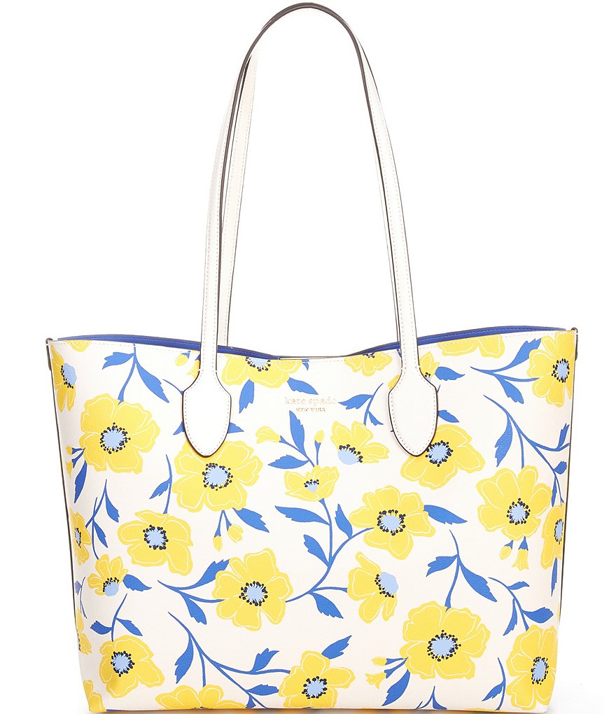 kate spade new york Bleecker Sunshine Floral Printed PVC Large Tote Bag Dillard s