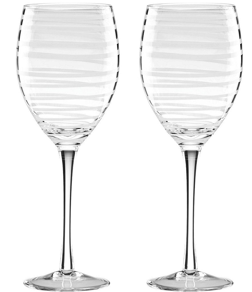 Kate Spade New York Charlotte Street Stemless Wine Glass Set of 2