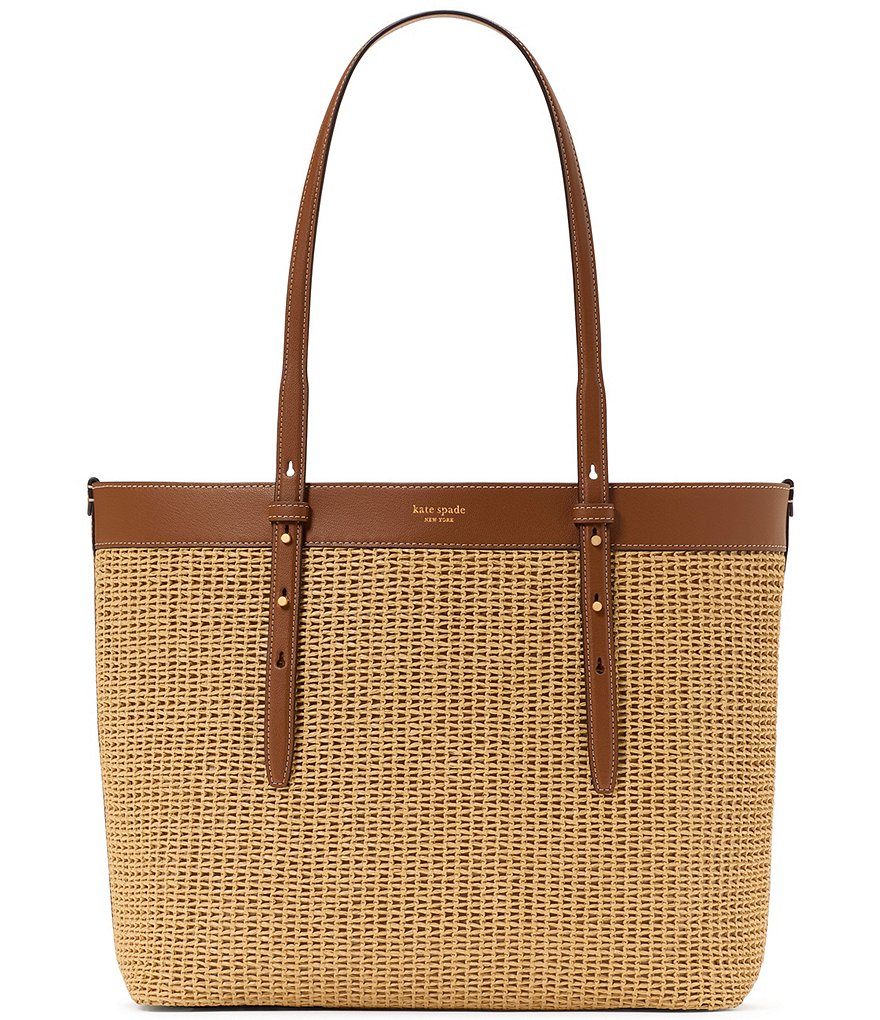 Kate Spade New York Do It All Large Straw Tote Bag | Dillard's