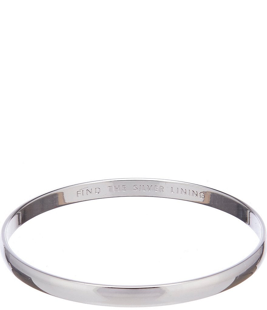 silver bangle kate spade