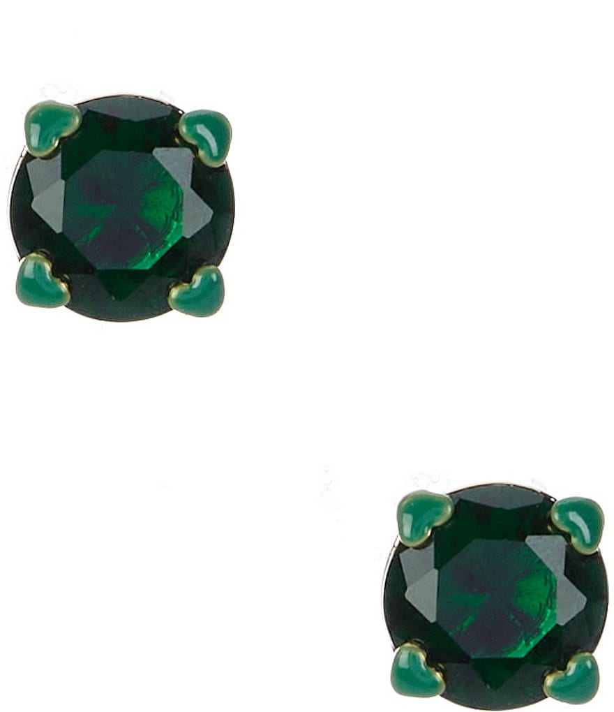 Kate spade green hot sale stud earrings