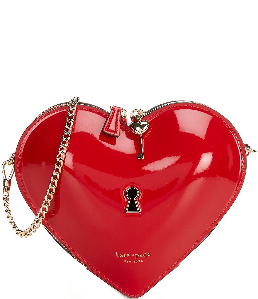 kate spade new york Key To My Heart Patent 3D Chain Micro