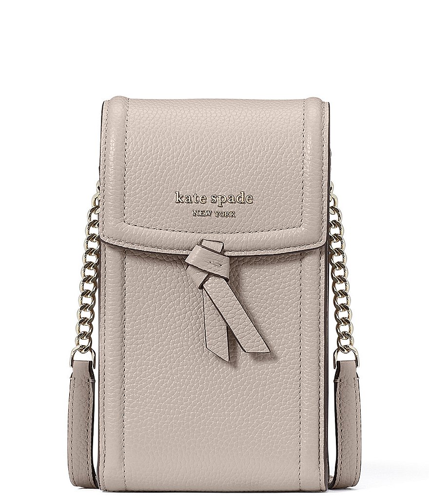Kate Spade New York Knott Colorblock Leather Phone Crossbody Bag - Warm Stone Multi