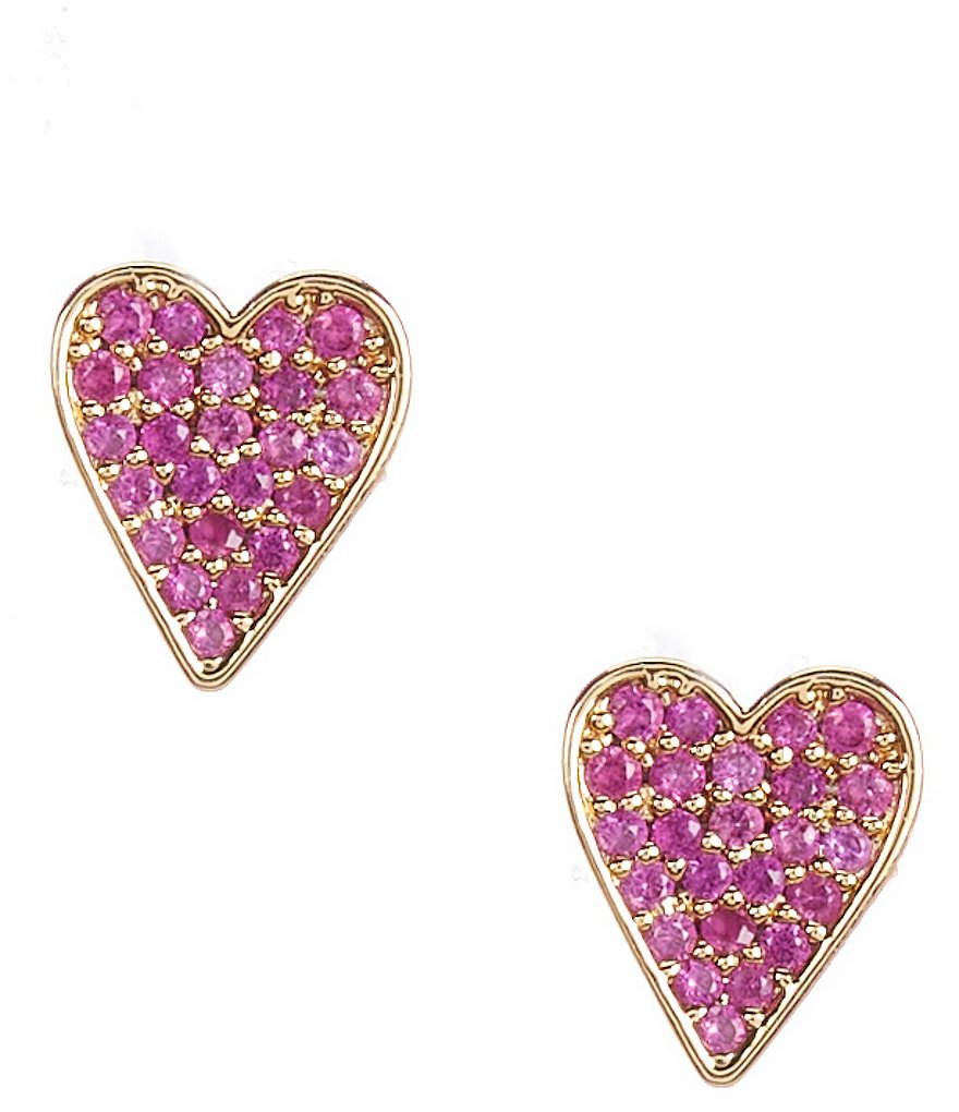 kate spade new york Like Magic Pave Heart Stud Earrings | Dillard's