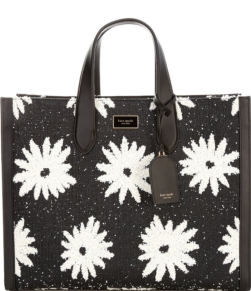 kate spade new york Manhattan Floral Textured Fabric Large Tote