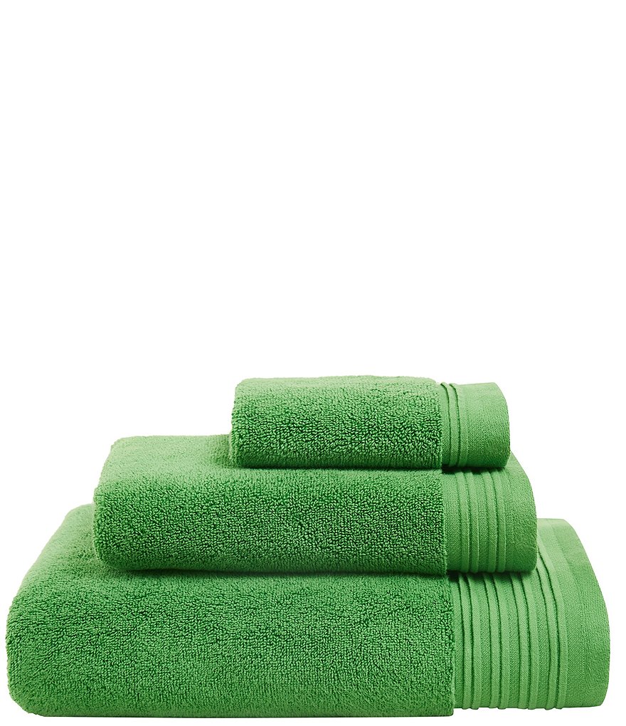 NWT Ralph Lauren Set of Two snow Pea Grass Green Bath Towels Ralph Lauren  Towels, Spring Green Towels, Solid Green Bath Towels 