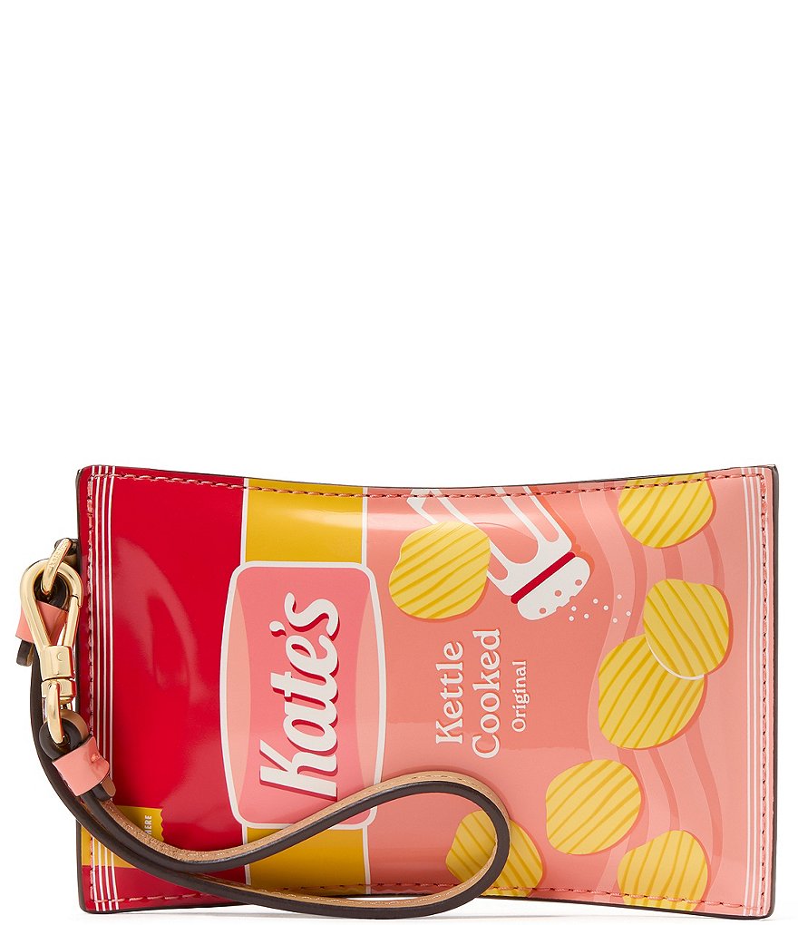 kate spade new york Snack Time Embossed Card Case Wristlet