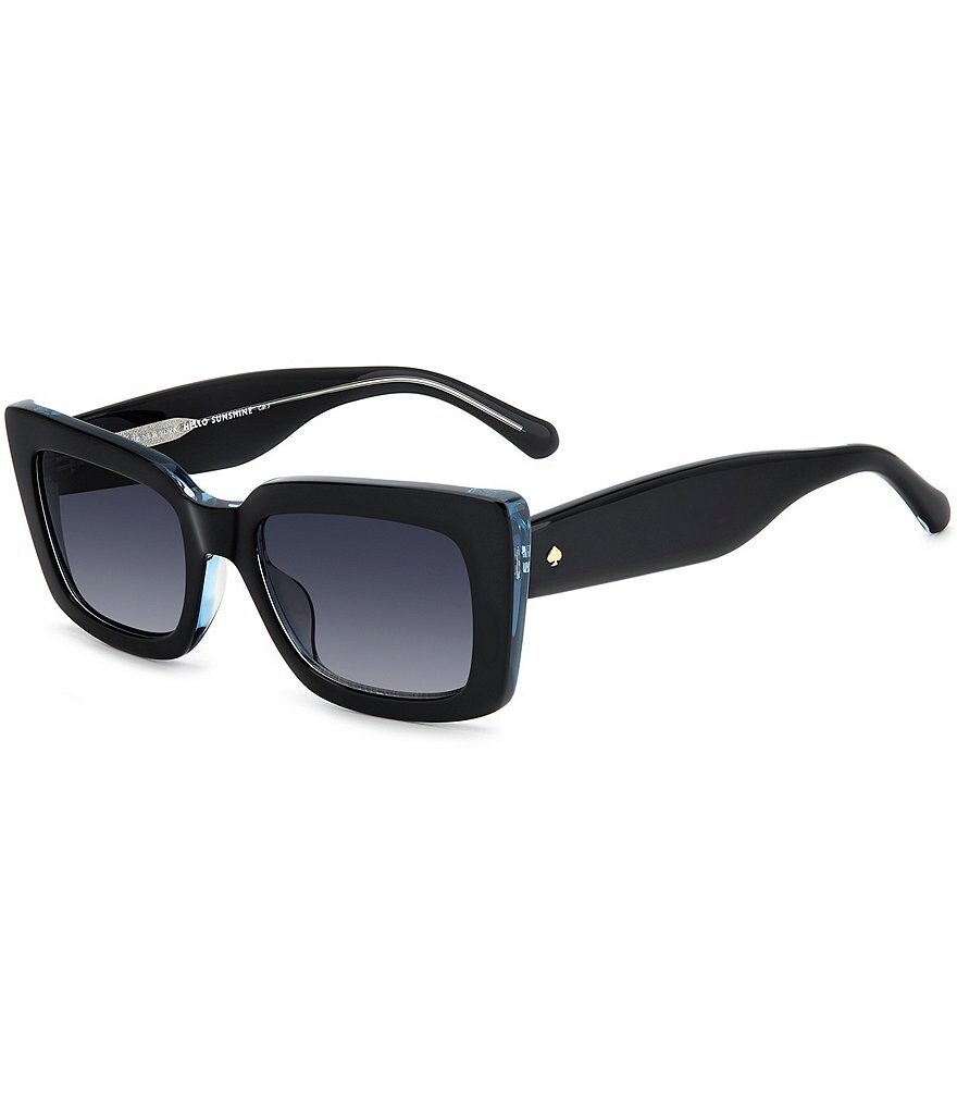 kate spade new york Women's Cailin 52mm Rectangle Sunglasses