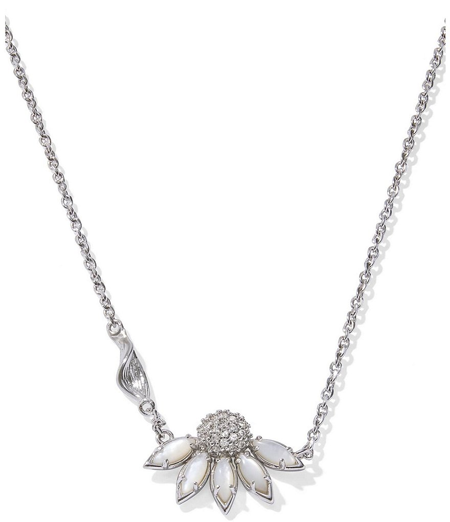 Kendra Scott Anya Flower Short Pendant Necklace | Dillard's