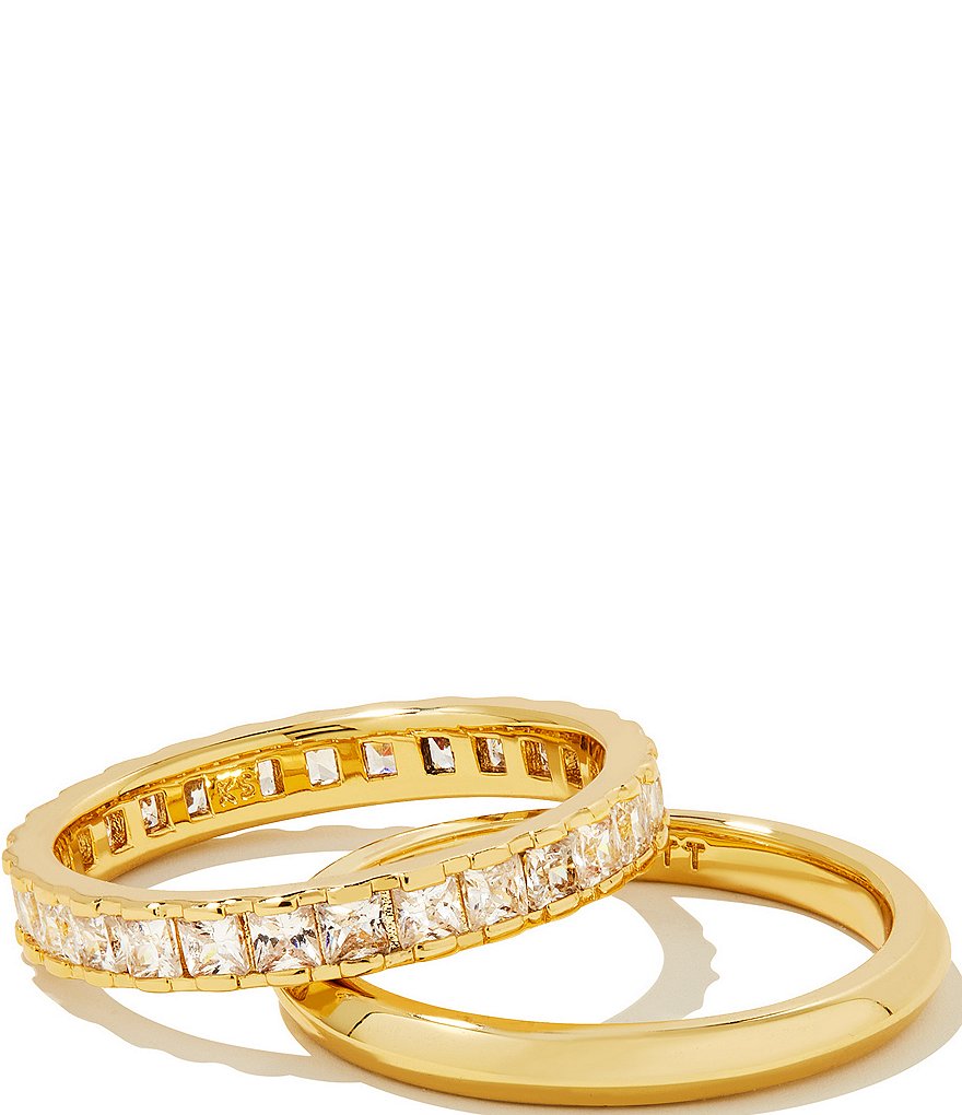 Love Knot 14K Gold Band Ring in White Diamond | Kendra Scott
