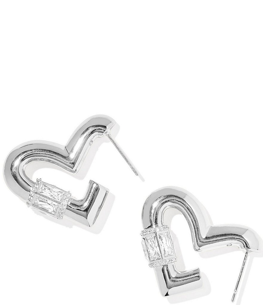 Kendra Scott Emery Heart Chunky Hoop Earrings