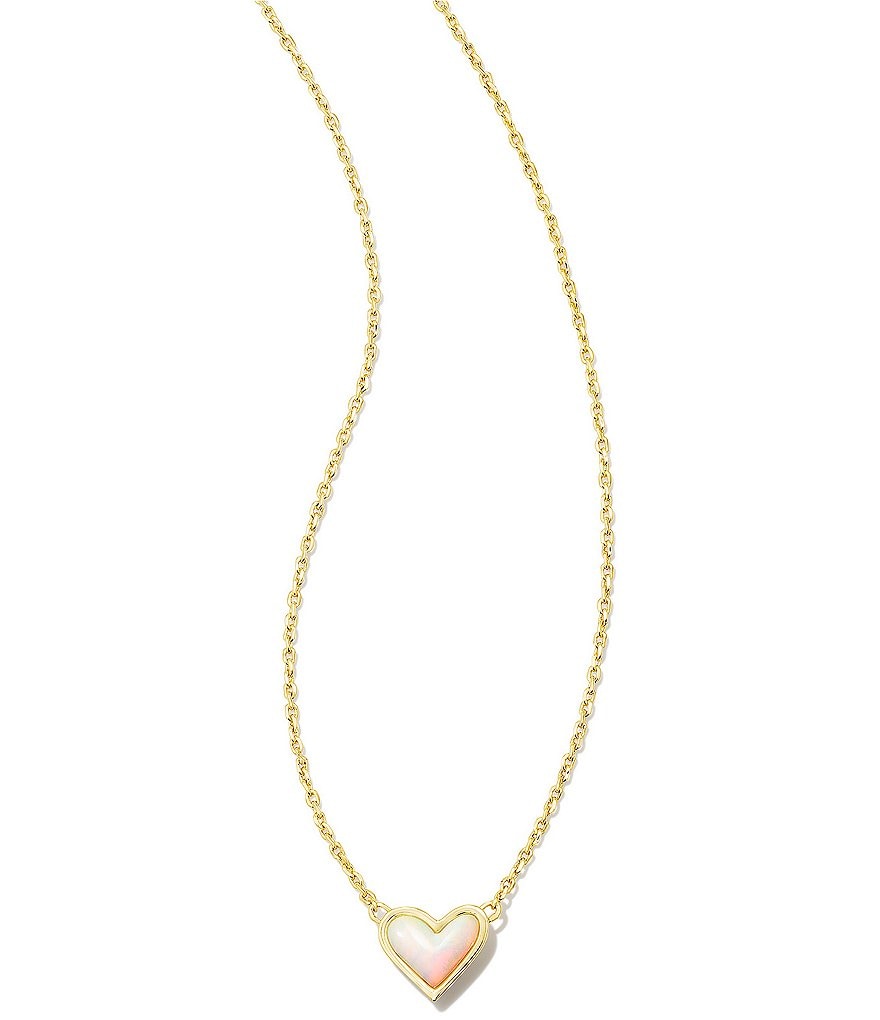 Kendra Scott Red Heart Pendant Necklace - $52 (33% Off Retail) New With  Tags - From Carli