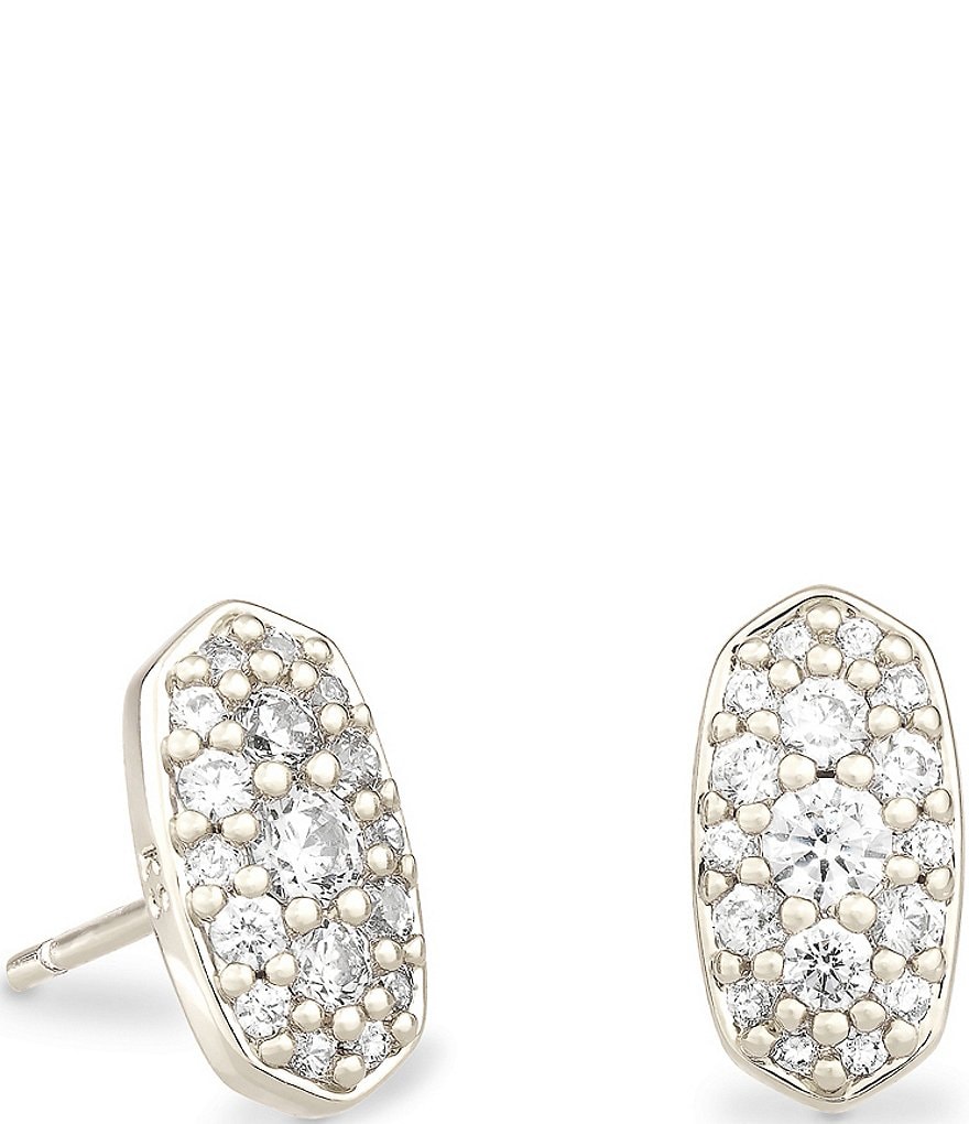 Kendra Scott Deanna Stud Earrings In Silver 4217708514 - Morton & Rudolph  Jewelers